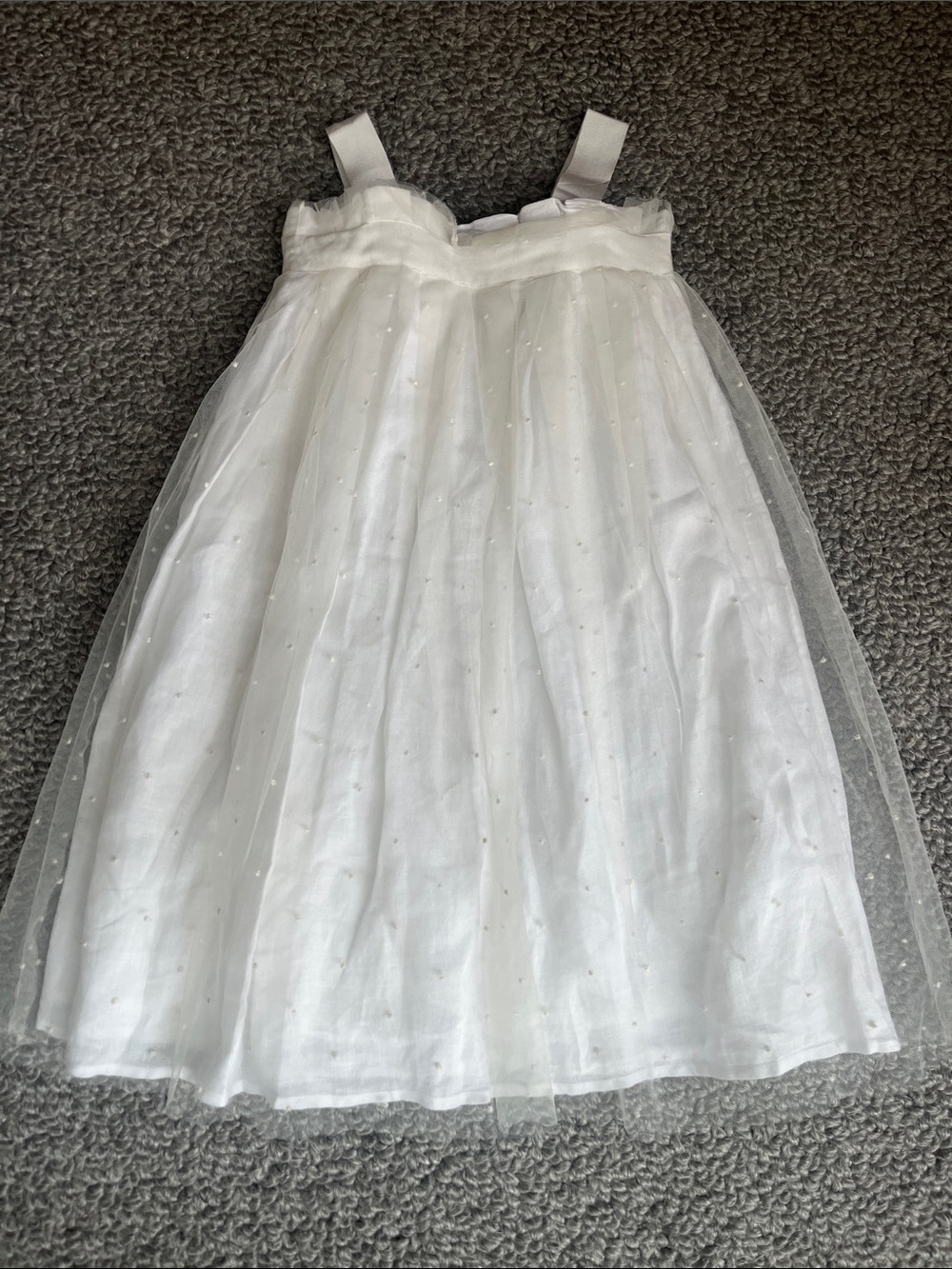 BonpointWhite Tulle Kids Dress